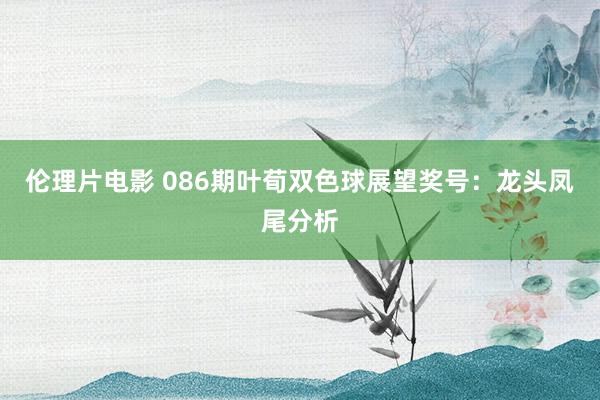 伦理片电影 086期叶荀双色球展望奖号：龙头凤尾分析