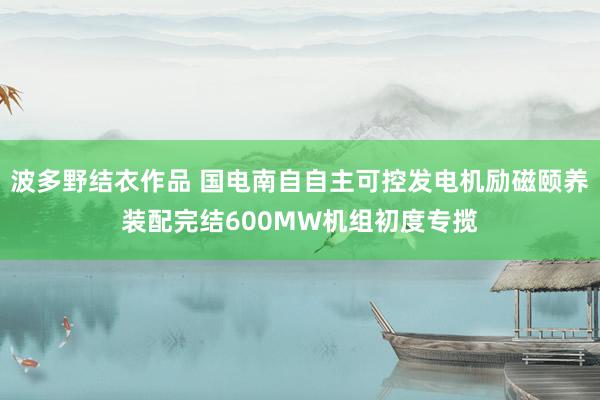 波多野结衣作品 国电南自自主可控发电机励磁颐养装配完结600MW机组初度专揽