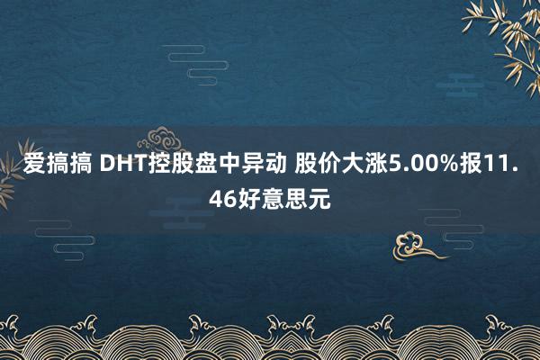 爱搞搞 DHT控股盘中异动 股价大涨5.00%报11.46好意思元